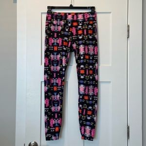 Athleta multi colored leggings size M